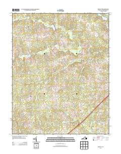 2013 Map of DeWitt, 2013 Print