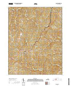 2019 Map of Dillwyn, 2019 Print