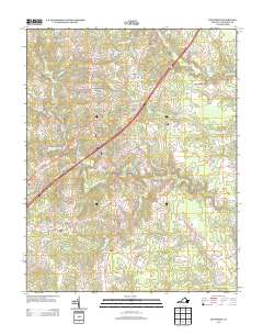 2013 Map of Dinwiddie, 2013 Print
