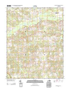 2013 Map of Drewryville, 2013 Print