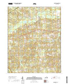 2019 Map of Drewryville, 2019 Print