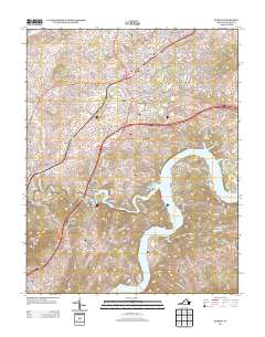 2013 Map of Dublin, 2013 Print