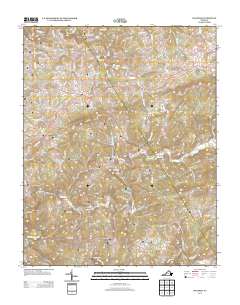 2013 Map of Dugspur, 2013 Print