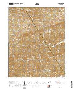 2019 Map of Dugspur, 2019 Print