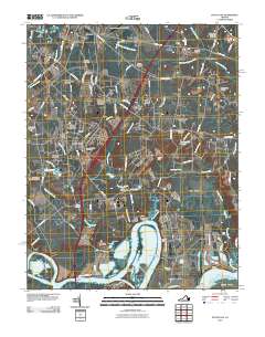 2010 Map of Dutch Gap, 2010 Print