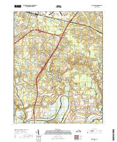 2019 Map of Dutch Gap, 2019 Print