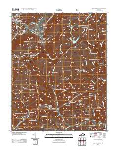 2011 Map of East Stone Gap, 2011 Print