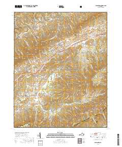 2019 Map of Elk Garden, 2019 Print