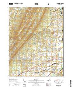 2019 Map of Elkton West, 2019 Print