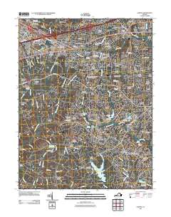 2011 Map of Fairfax, 2011 Print