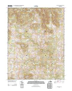 2013 Map of Flint Hill, 2013 Print