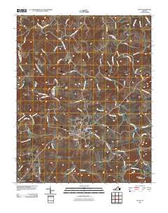 2010 Map of Floyd, 2010 Print