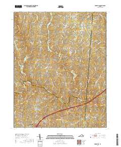 2019 Map of Forksville, 2019 Print