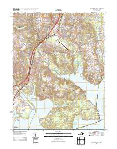 2013 Map of Fort Belvoir, 2013 Print