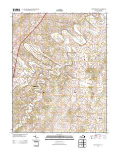 2013 Map of Fort Defiance, 2013 Print