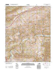 2013 Map of Fosters Falls, 2013 Print