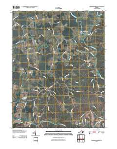 2010 Map of Germanna Bridge, 2010 Print