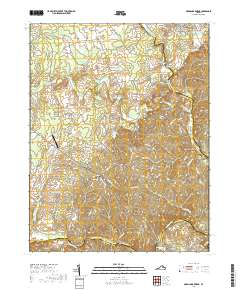 2019 Map of Germanna Bridge, 2019 Print