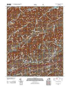 2011 Map of Glade Spring, 2011 Print