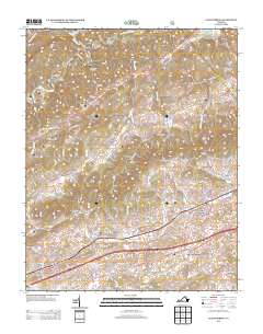 2013 Map of Glade Spring, 2013 Print