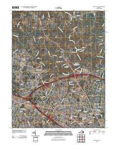 2010 Map of Glen Allen, 2010 Print