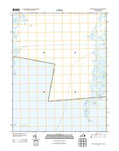 2013 Map of Great Fox Island, 2013 Print