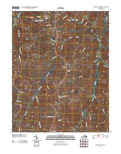2010 Map of Hampden Sydney, 2010 Print