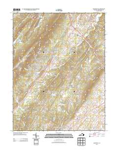 2013 Map of Hayfield, 2013 Print