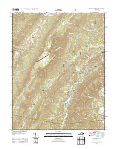 2013 Map of Healing Springs, 2013 Print