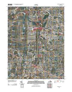 2010 Map of Herndon, 2010 Print