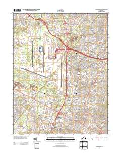 2013 Map of Herndon, 2013 Print