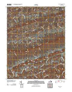 2010 Map of Hiltons, 2010 Print
