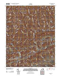 2010 Map of Honaker, 2010 Print