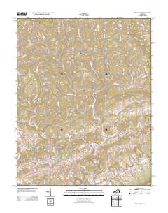 2013 Map of Honaker, 2013 Print