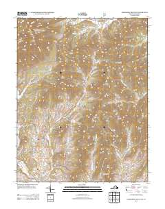2013 Map of Horseshoe Mountain, 2013 Print