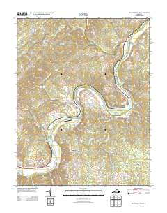 2013 Map of Howardsville, 2013 Print