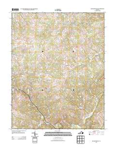 2013 Map of Huddleston, 2013 Print