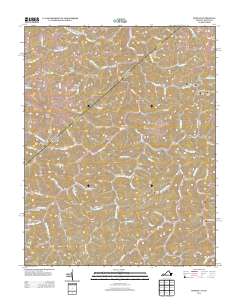 2013 Map of Hurley, 2013 Print