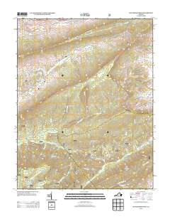 2013 Map of Hutchinson Rock, 2013 Print
