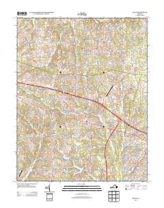 2013 Map of Hylas, 2013 Print