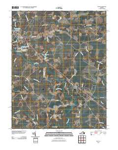 2010 Map of Ivor, 2010 Print