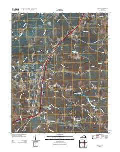 2011 Map of Jarratt, 2011 Print