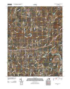 2010 Map of Jeffersonton, 2010 Print