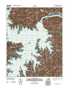 2011 Map of John H Kerr Dam, 2011 Print