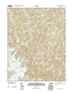 2013 Map of Lake Anna East, 2013 Print