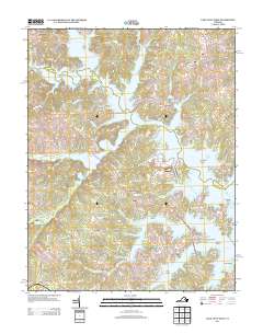 2013 Map of Lake Anna West, 2013 Print