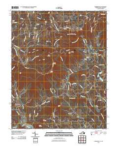 2010 Map of Lambsburg, 2010 Print