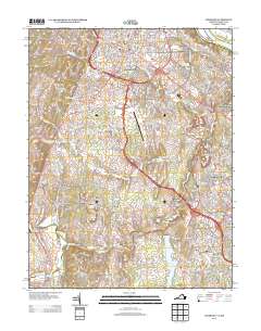 2013 Map of Leesburg, 2013 Print