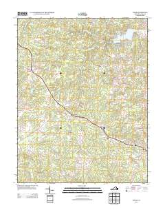 2013 Map of Louisa, 2013 Print