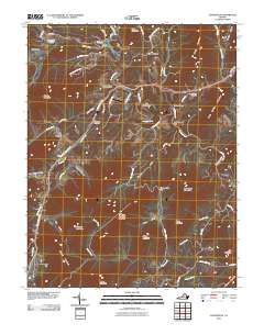 2010 Map of Lovingston, 2010 Print
